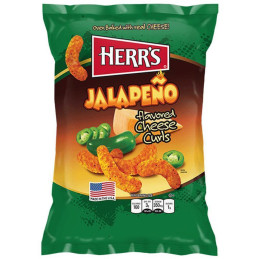 Herr´s Jalapeno Poppers Cheese Curls 170g