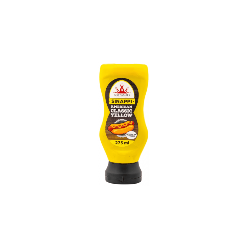 Poppamies American Classic Yellow Mustard  275 ml