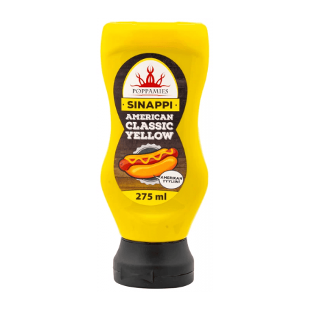 Poppamies American Classic Yellow Mustard  275 ml