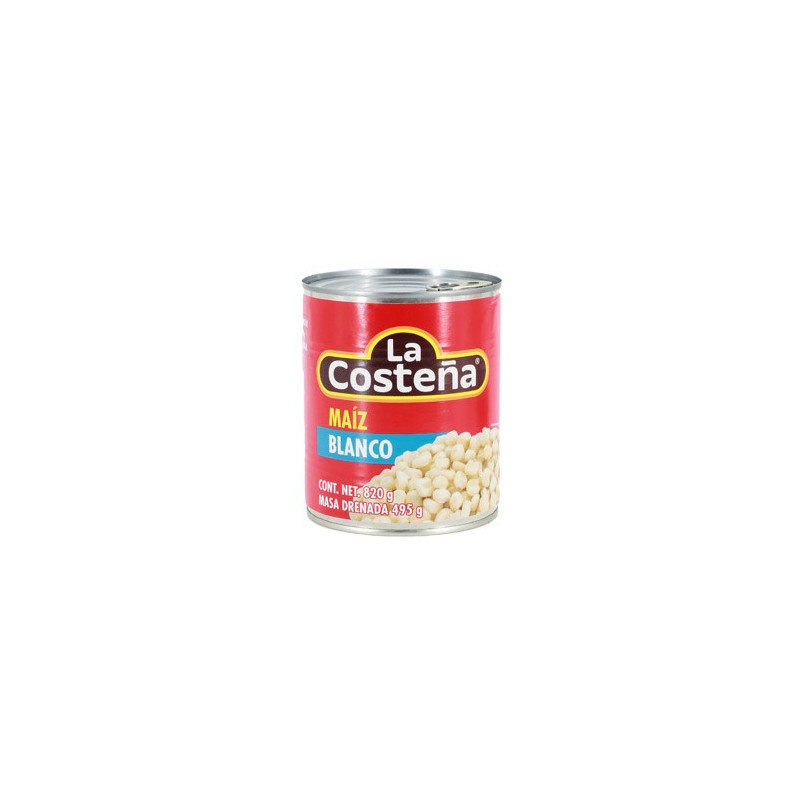 pozole, Hominy, Maiz blanco La Costeña, 820 g