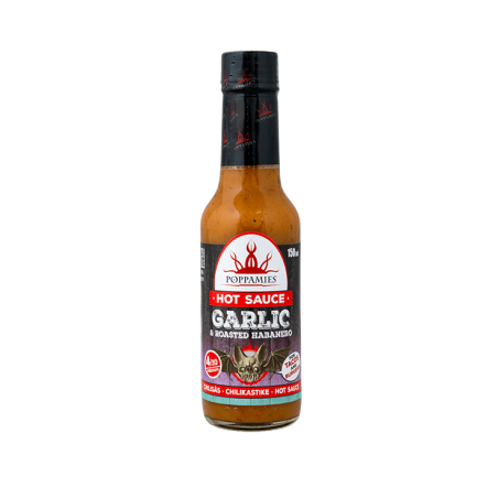 Poppamies Garlic & Roasted Habanero Hot Sauce 150 ml