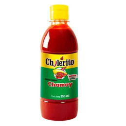 Chamoy är en sötsyrlig sås som går å ha på godis, i drinkar, på frukt å va man vill egentligen.