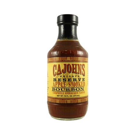 Cajohn's Applewood Smoked Bourbon Chipotle Barbecue Sauce 474ml