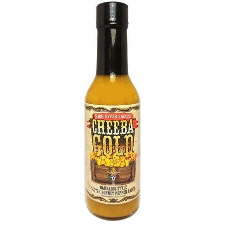 High River Sauces Cheeba Gold Barbados Style Scotch Bonnet Pepper Sauce
