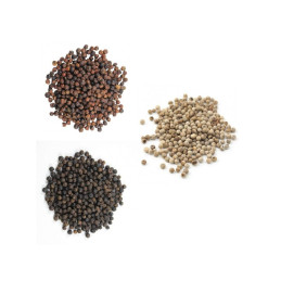 Kampot Peppar Röd, svart & vit. 3x50gr