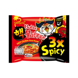 Heta Samyang nudlar Hot Chicken 3x Spicy 140gr