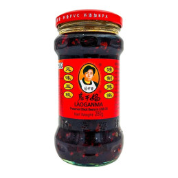 Fermenterade Svarta Bönor i Chiliolja Lao Gan Ma 280g