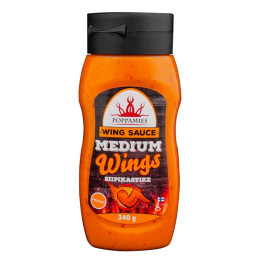Poppamies Wing sauce medium vingsås 340gr