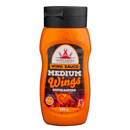 Poppamies Wing sauce medium vingsås 340gr