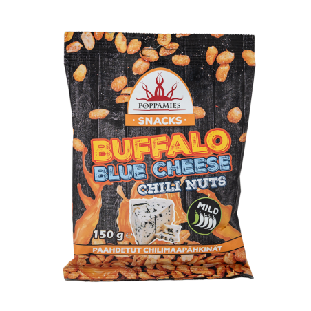 Buffalo Blue Cheese Chili nötter 150gr Poppamies