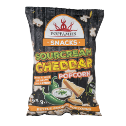 Sourcream Cheddar Popcorn 65gr