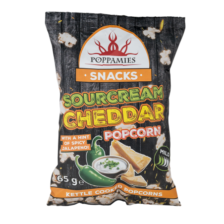 Sourcream Cheddar Popcorn 65gr