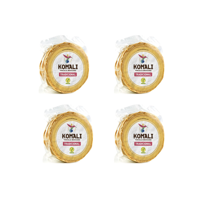 4-pack Majstortillas Komali gula. 20st 15cm 500gr 4-pack Majstortillas Komali gula. 20st 15cm 500gr