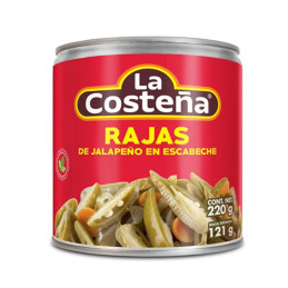 Jalapeno Rajas. La Costena 199gr