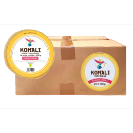 Hel låda Majstortillas Komali gula. 20st x20 paket 15cm 500gr