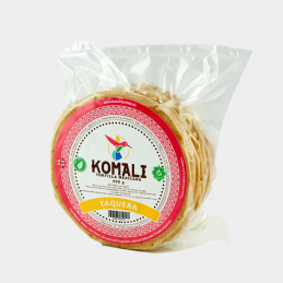 Små Majstortillas Komali gula. 25st 12cm 500gr Taqueria style.