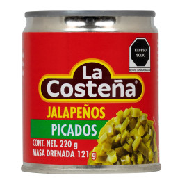 Jalapenos Picados – La Costeña – 220 gr