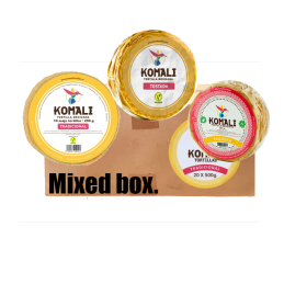 Mixad hel låda Majstortillas Komali . 20st x20 pack x 500gr