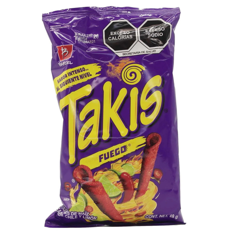 Kopia av Takis Fuego 10-pack x 65gr